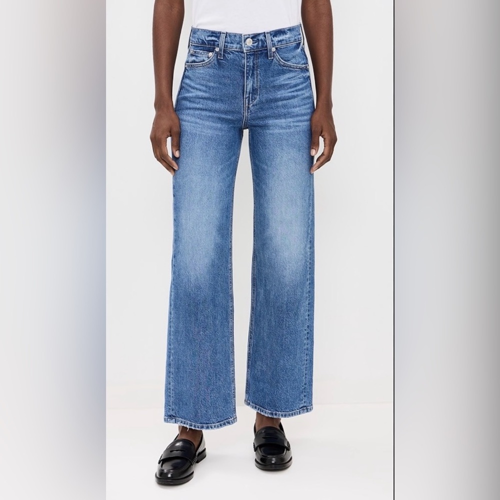 Ayr The Secret Sauce Good Mood Blue Denim Straight Jeans Sz 29 Regular - Picture 2 of 11